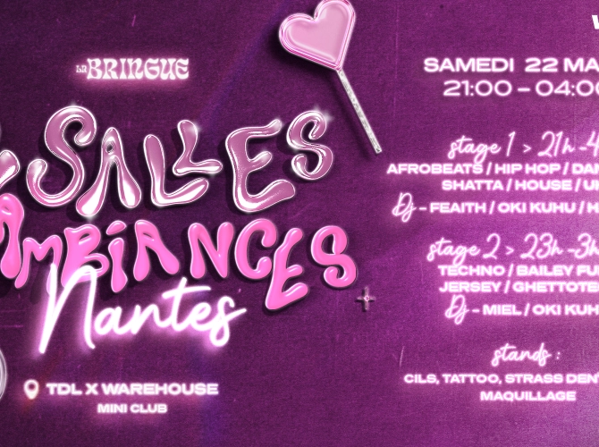 MINI CLUB w/ La Bringue : 2 salles 2 ambiances