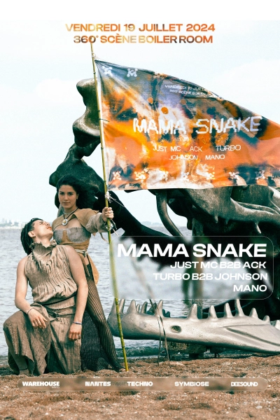 Nantes Rave Techno x Symbiose & Deesound w/ Mama Snake