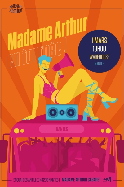 Madame Arthur - Le célèbre cabaret à Nantes !