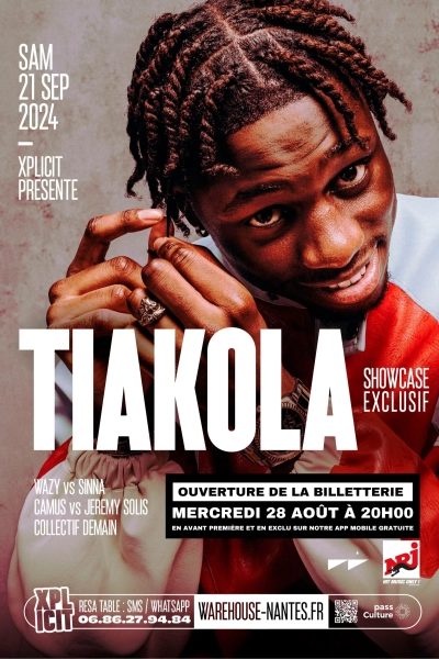 TIAKOLA en showcase exclusif à Nantes !