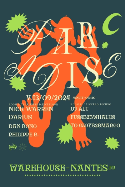 PARADISE w/ Nick Warren, Darius (DJ Set), Dan Bono, Philippe B, Dj Alu & More