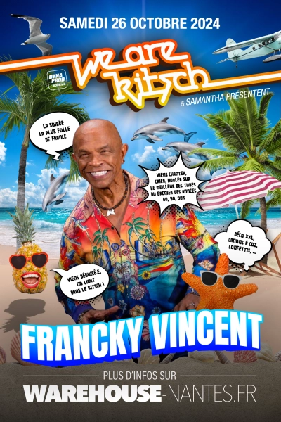 We are Kitsch invite Francky Vincent