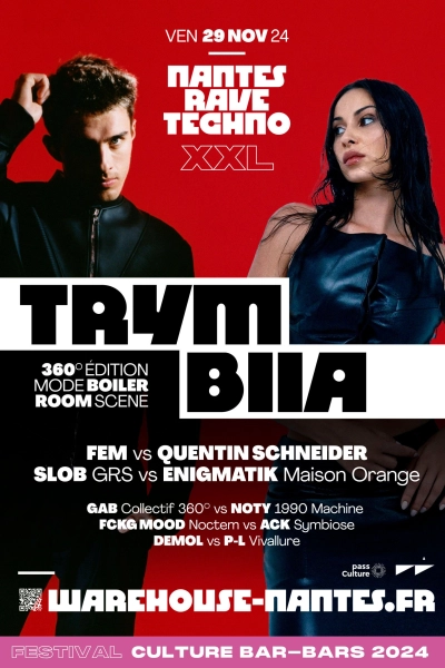 Nantes Rave Techno XXL w/ Trym, Biia & More