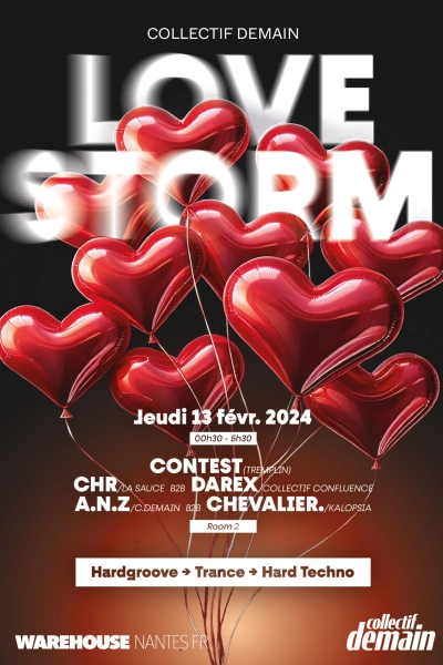 Love Storm w/ Collectif Demain