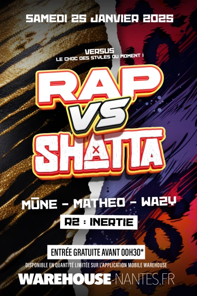 VERSUS : RAP vs SHATTA - Première édition de 2025 !