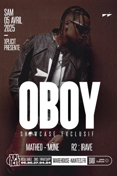 XPLICIT invite OBOY en showcase exclusif à Nantes !